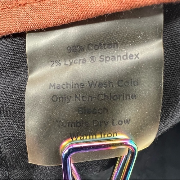 Talbots Brown White Striped Wide Leg Stretch Pants Size 6 Petite Women's - Picture 6 of 6